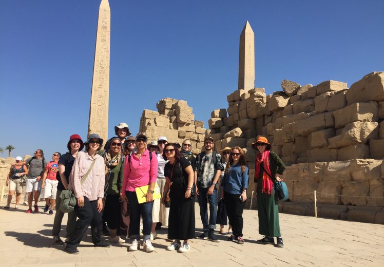 Magazine_Nahed_with_group1 Egypt Study Tour